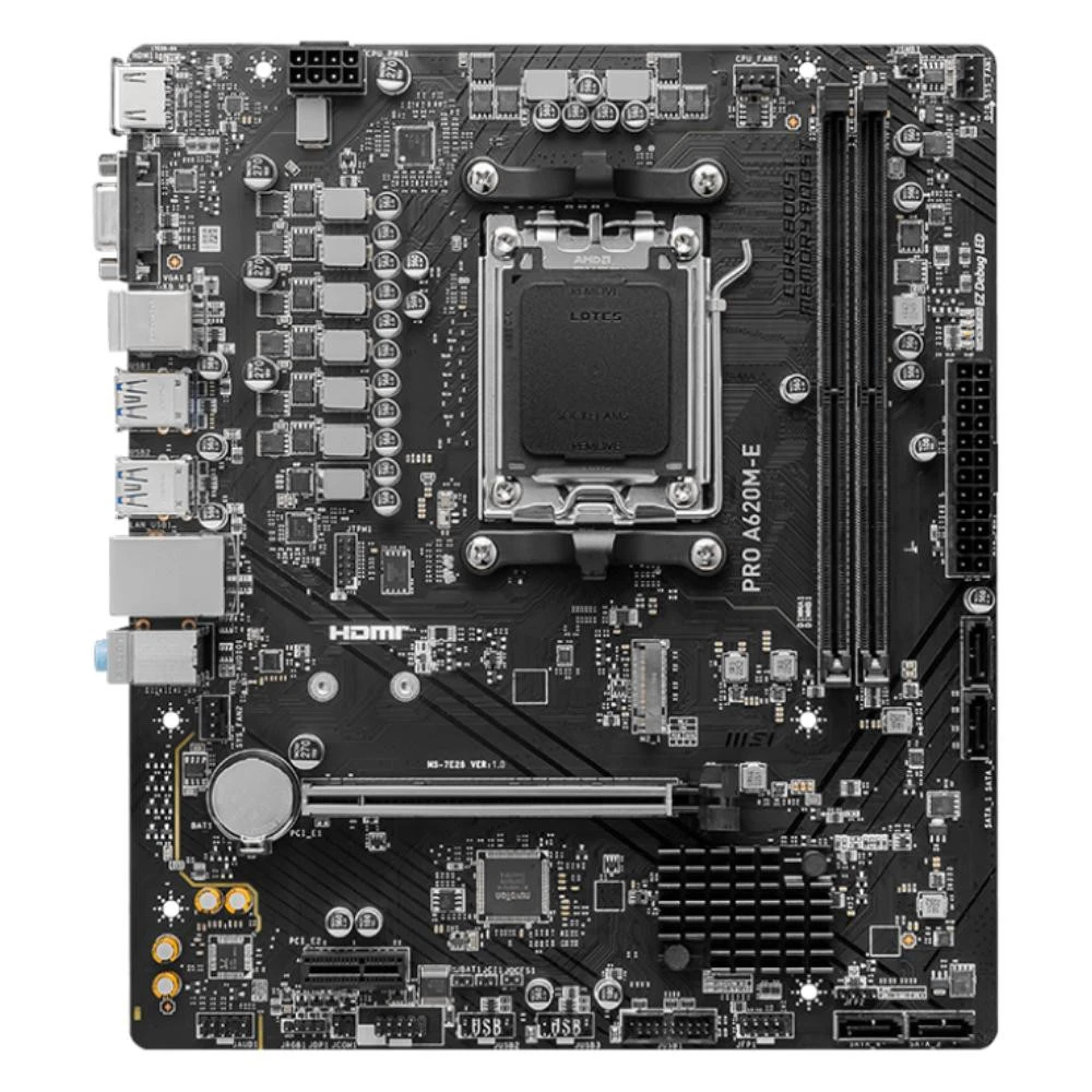 Материнська плата MSI PRO A620M-E (UA)