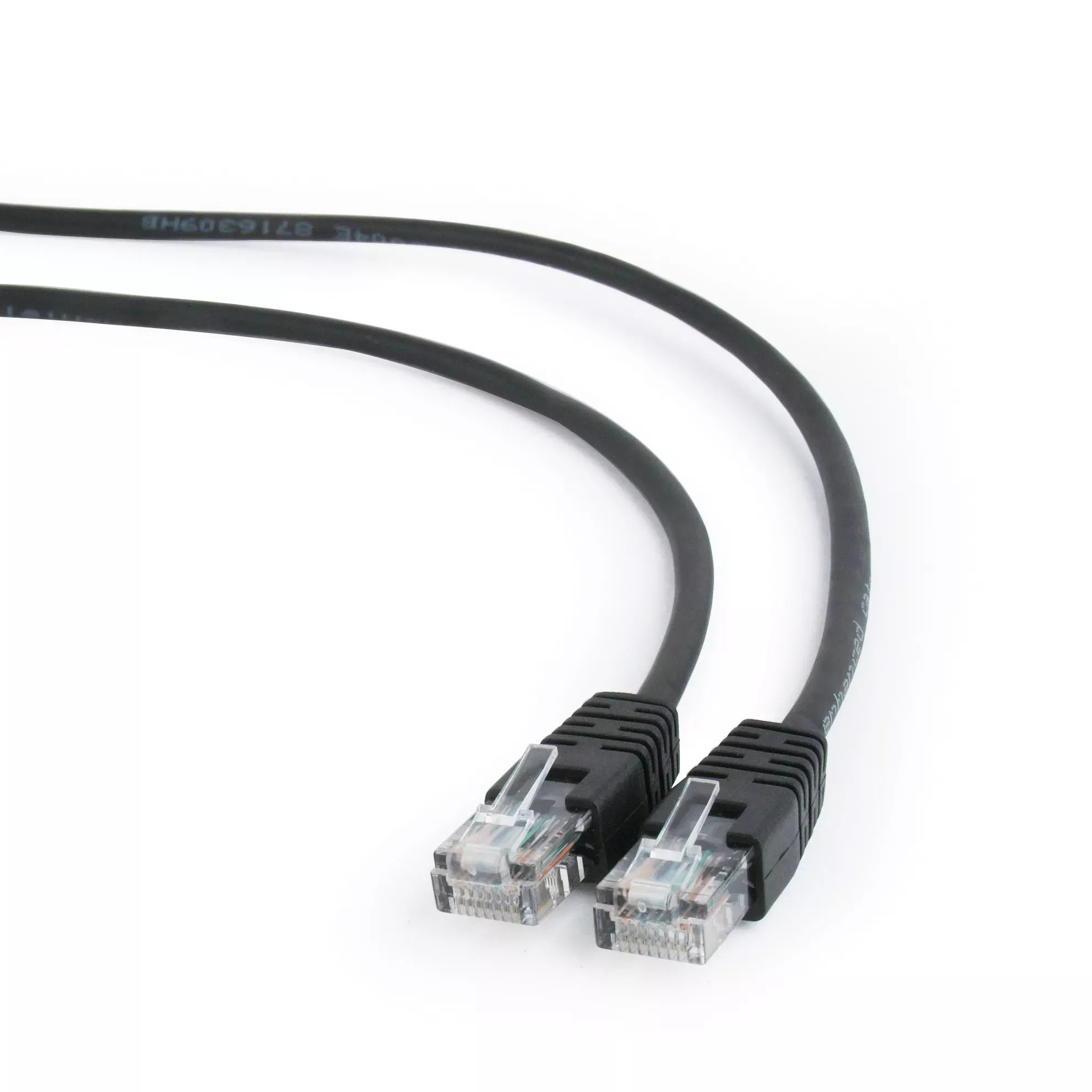 Патч-корд UTP Cablexpert (PP12-1M/BK) литий, 50u штекер із засувкою, 1.5 м, чорний