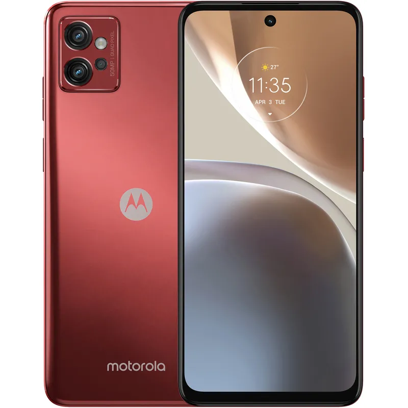 Телефон Motorola Moto G32 8/256GB Satin Maroon (PAUU0052) (UA)