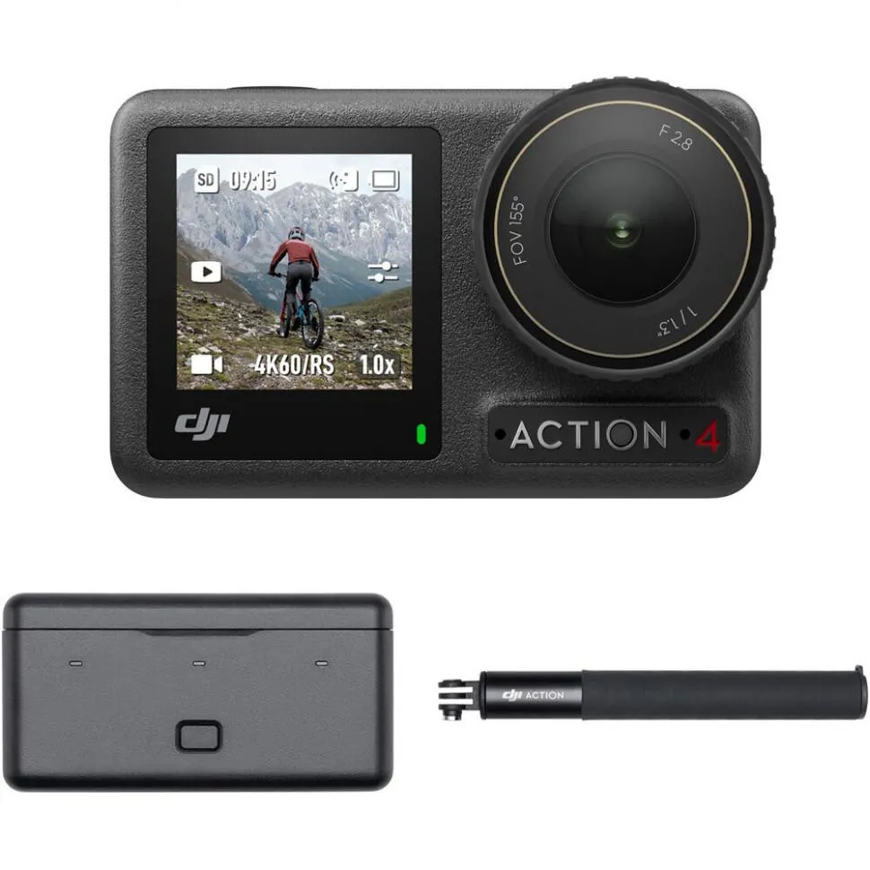 Экшн-камера DJI Osmo Action 4 Adventure Combo (CP.OS.00000270.01)