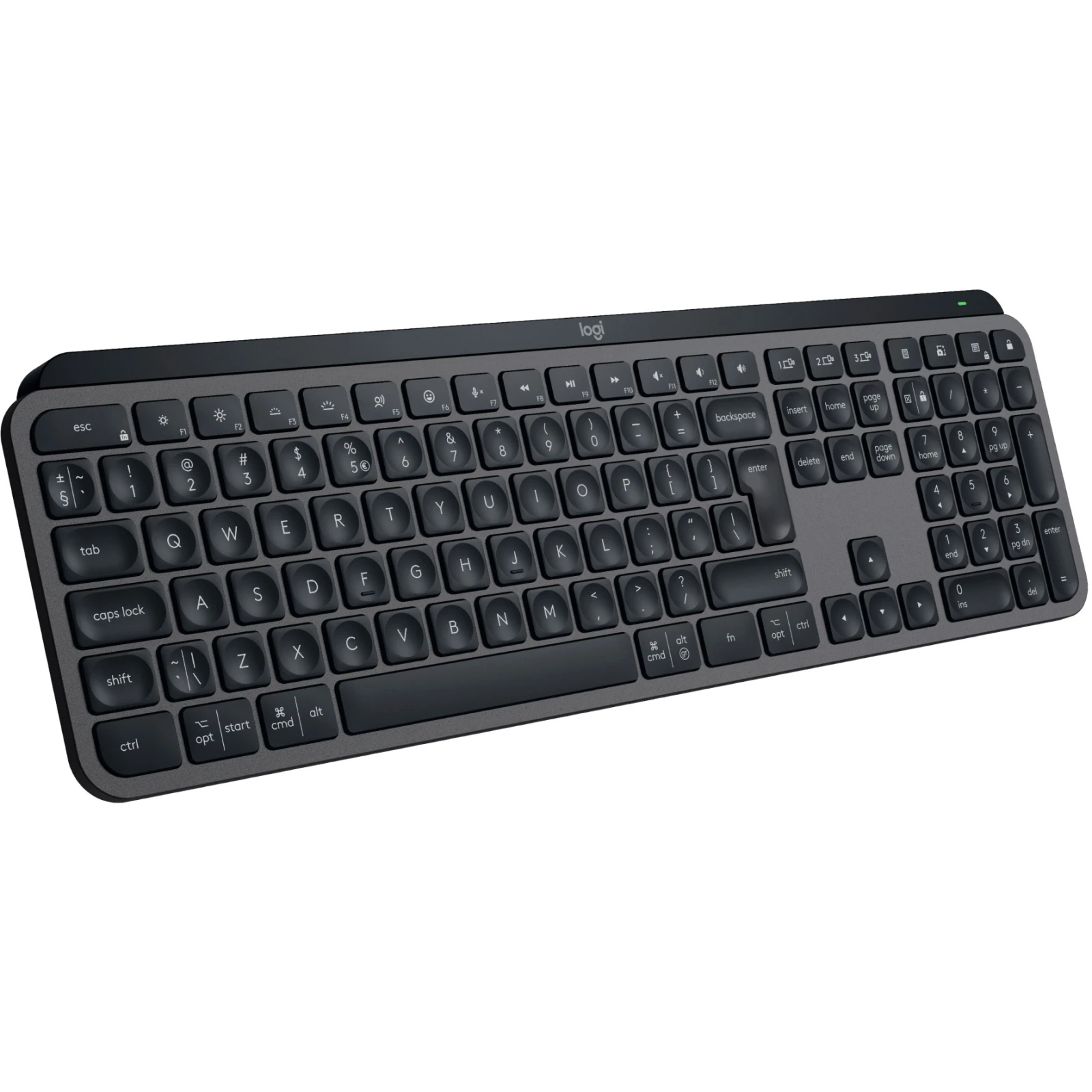 Клавіатура Logitech MX Keys S Wireless UA Graphite (920-011593) (UA)