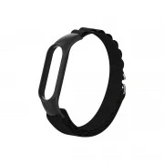 Ремінець для фітнес браслета Armorstandart AlpinaStyle Band для Xiaomi Mi Band 7/6/5/4 Black (ARM64987) (UA)