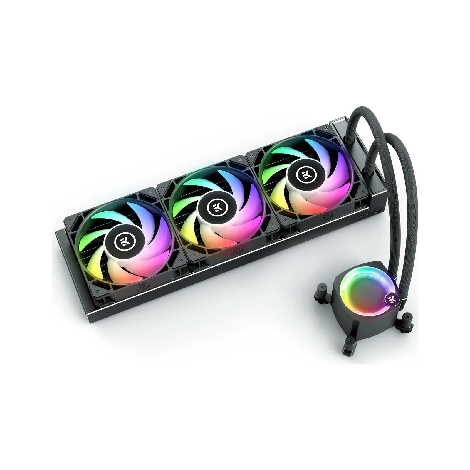 Система водяного охолодження Ekwb EK-Nucleus AIO CR360 Lux D-RGB - Black (3831109851685) (UA)