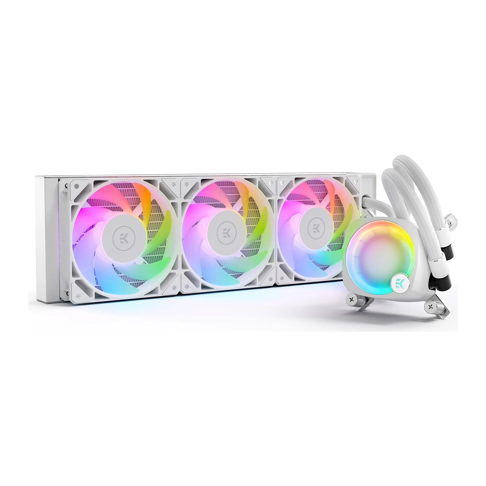 Система водяного охлаждения Ekwb EK-Nucleus AIO CR360 Lux D-RGB - White (3831109897850) (UA)
