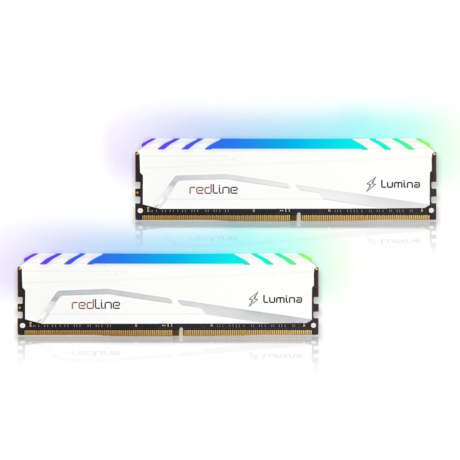 Оперативная память DDR4 16GB (2x8GB) 3600 MHz Redline Lumina RGB White Mushkin (MLB4C360JNNM8GX2) (UA)