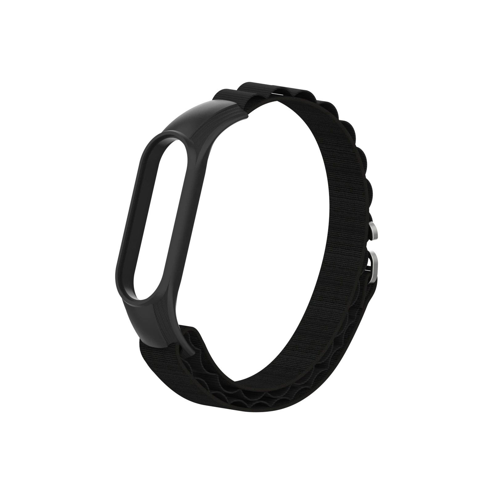 Ремінець для фітнес браслета Armorstandart AlpinaStyle Band для Xiaomi Mi Band 7/6/5/4 Black (ARM64987) (UA)