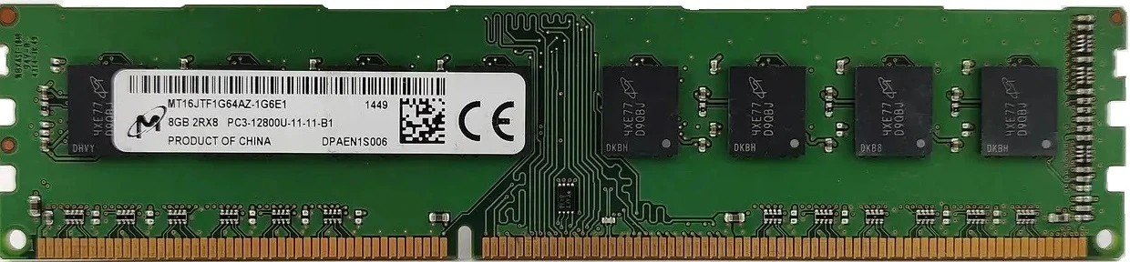 Оперативная память DDR3 8GB/1866 Micron (MT16KTF1G64AZ-1G9P1)