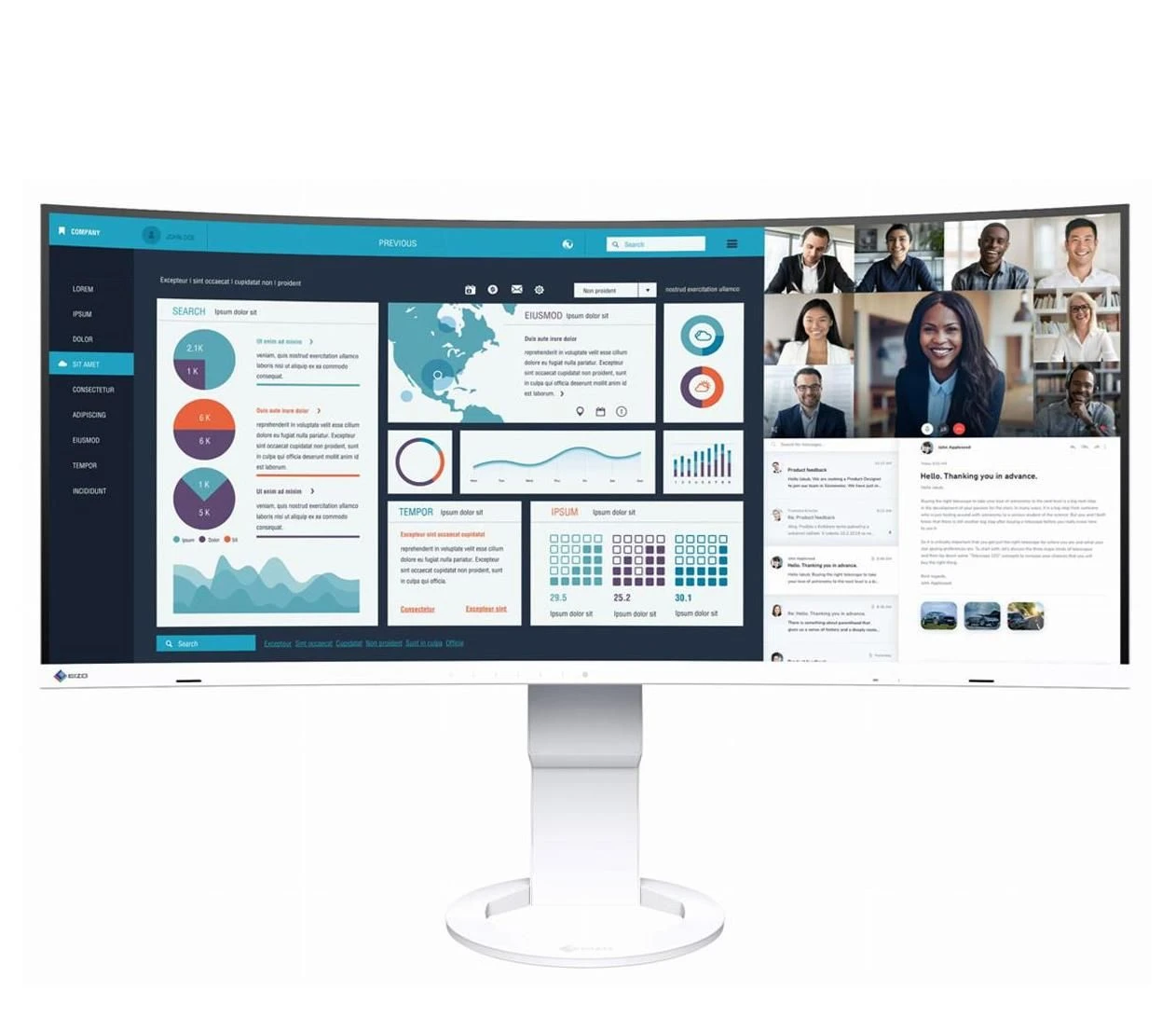 Монитор Eizo EV3895-WT Curved (EV3895-WT) EU