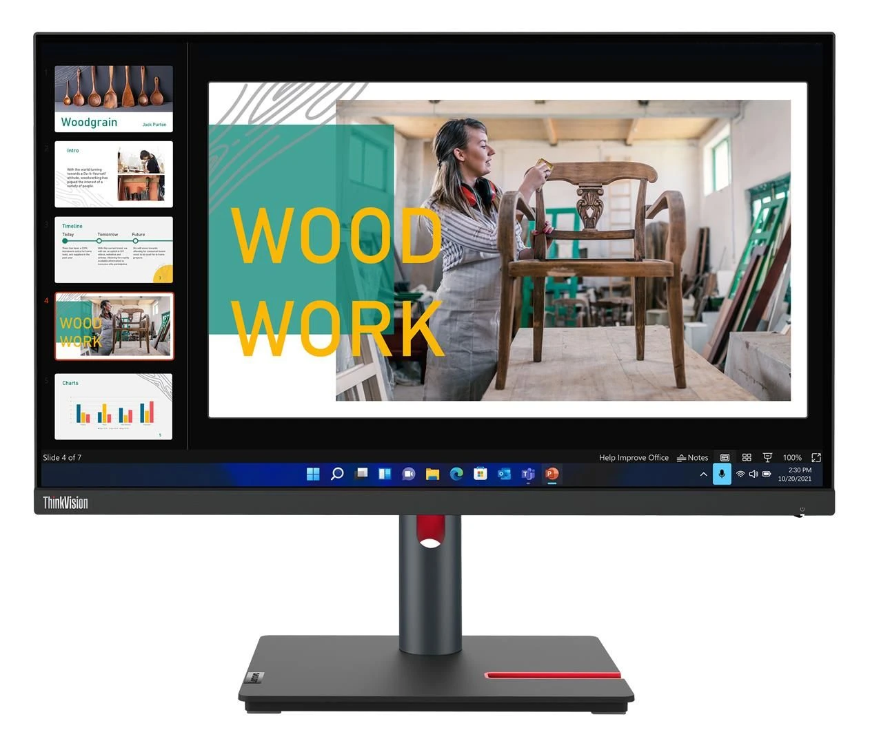 Монітор Lenovo ThinkVision P24q-30 (63B4GAT6EU) EU