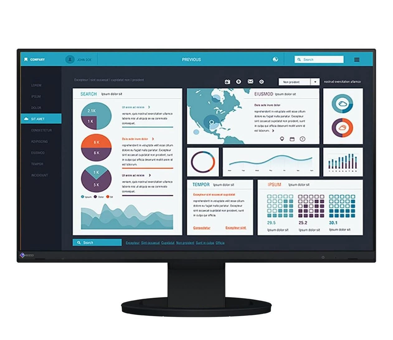 Монитор Eizo FlexScan EV2490-BK (EV2490-BK) EU