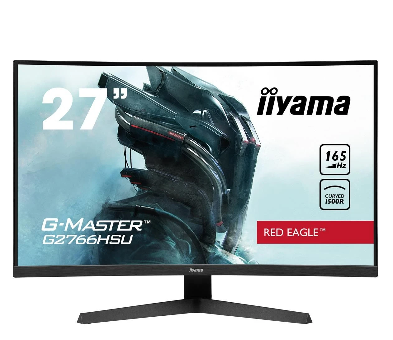 Монітор iiyama G-Master G2766HSU Red Eagle Curved (G2766HSU-B1) EU