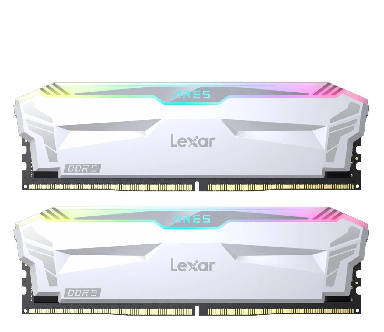 Оперативна пам'ять Lexar 32GB (2x16GB) 6400MHz CL32 Ares Gaming White RGB (LD5EU016G-R6400GDWA) EU