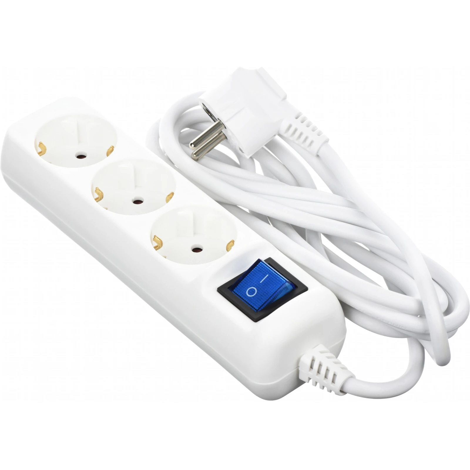 Сетевой фильтр 2E 3xSchuko, 1.5м (2E-U03ESM1.5) (UA)