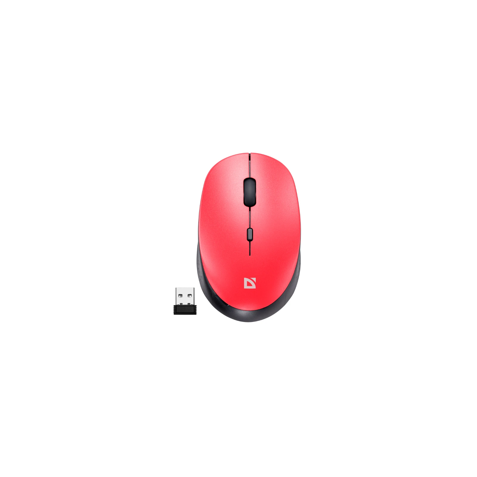 Мышь Defender Auris MB-027 Silent Wireless Red (52026) (UA)