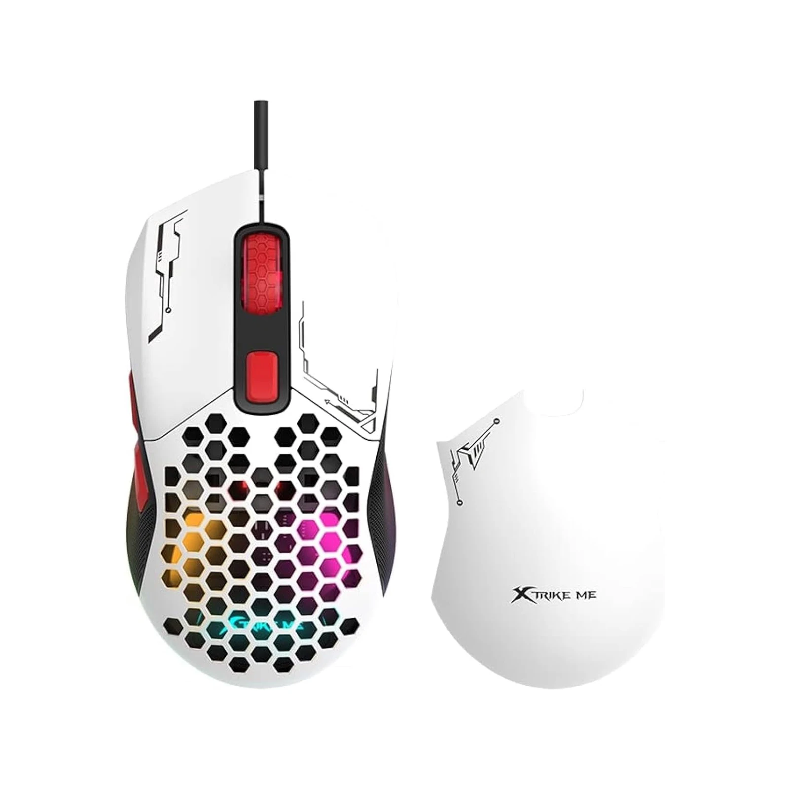 Миша Xtrike ME GM-316W USB RGB White (GM-316W) (UA)