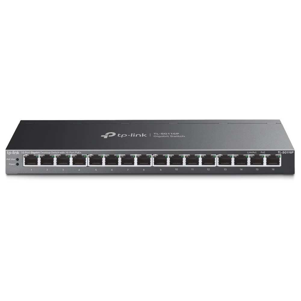 Комутатор TP-Link TL-SG116P (UA)