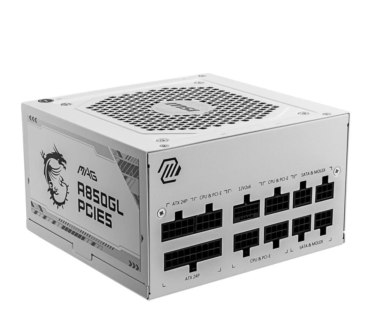 Блок живлення MSI A850GL 850W 80 Plus Gold ATX 3.0 (MAG A850GL PCIE5 WHITE) EU