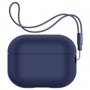 Чохол для навушників Armorstandart Silicone Case with straps для Apple Airpods Pro 2 Dark Blue (ARM68609) (UA)