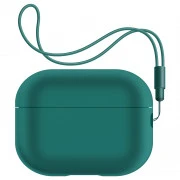 Чохол для навушників Armorstandart Silicone Case with straps для Apple Airpods Pro 2 Dark Green (ARM68612) (UA)