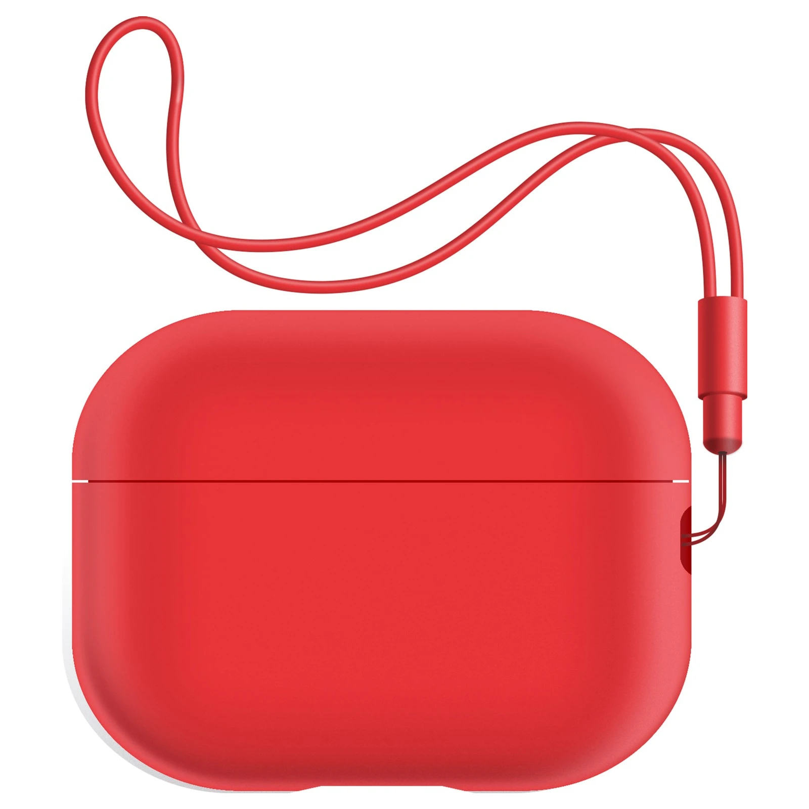 Чохол для навушників Armorstandart Silicone Case with straps для Apple Airpods Pro 2 Red (ARM68614) (UA)