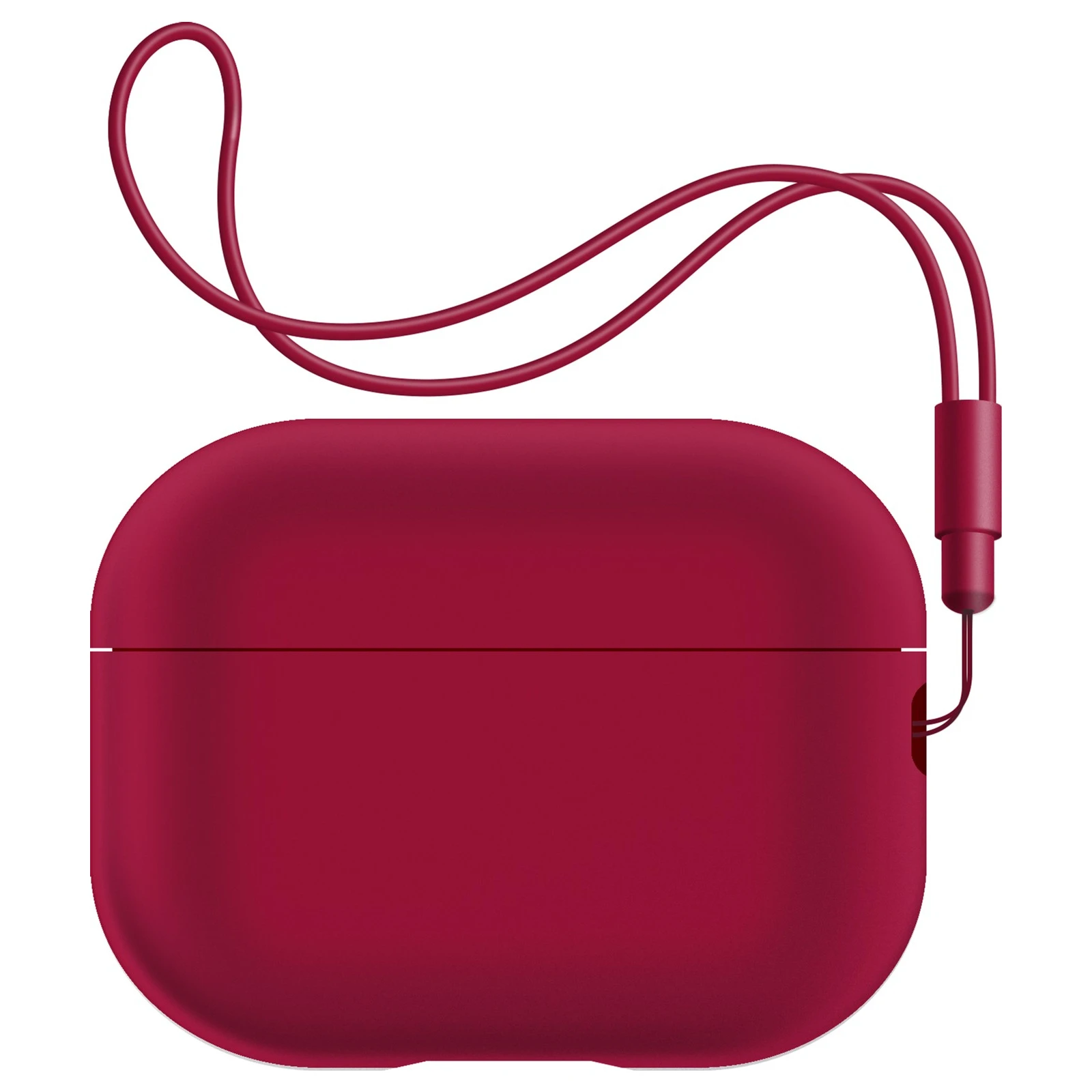 Чохол для навушників Armorstandart Silicone Case with straps для Apple Airpods Pro 2 Wine Red (ARM68620) (UA)