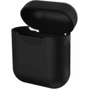 Чохол для навушників MakeFuture Apple AirPods Silicone Black (MCL-AA1/2BK) (UA)