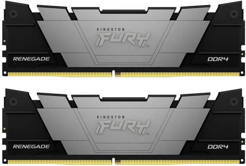 Оперативна пам'ять DDR4 2x32GB/3200 Kingston Fury Renegade Black (KF432C16RB2K2/64) (UA)