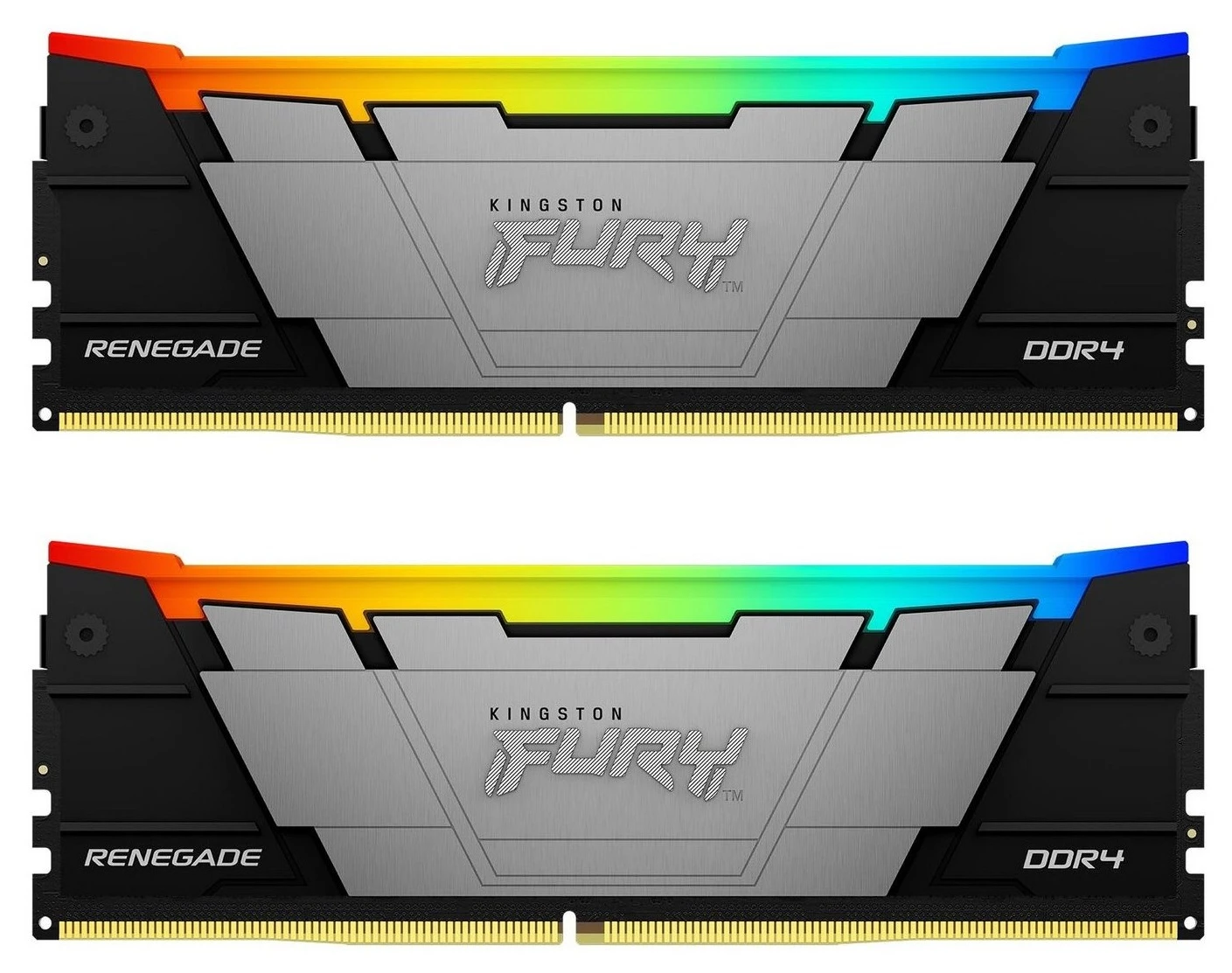 Оперативна пам'ять DDR4 2x8GB/3600 Kingston Fury Renegade RGB (KF436C16RB2AK2/16) (UA)