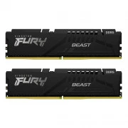 DDR5 16GB (2x8GB) 5200 MHz Beast Black Kingston Fury (ex. HyperX) (KF552C36BBEK2-16)