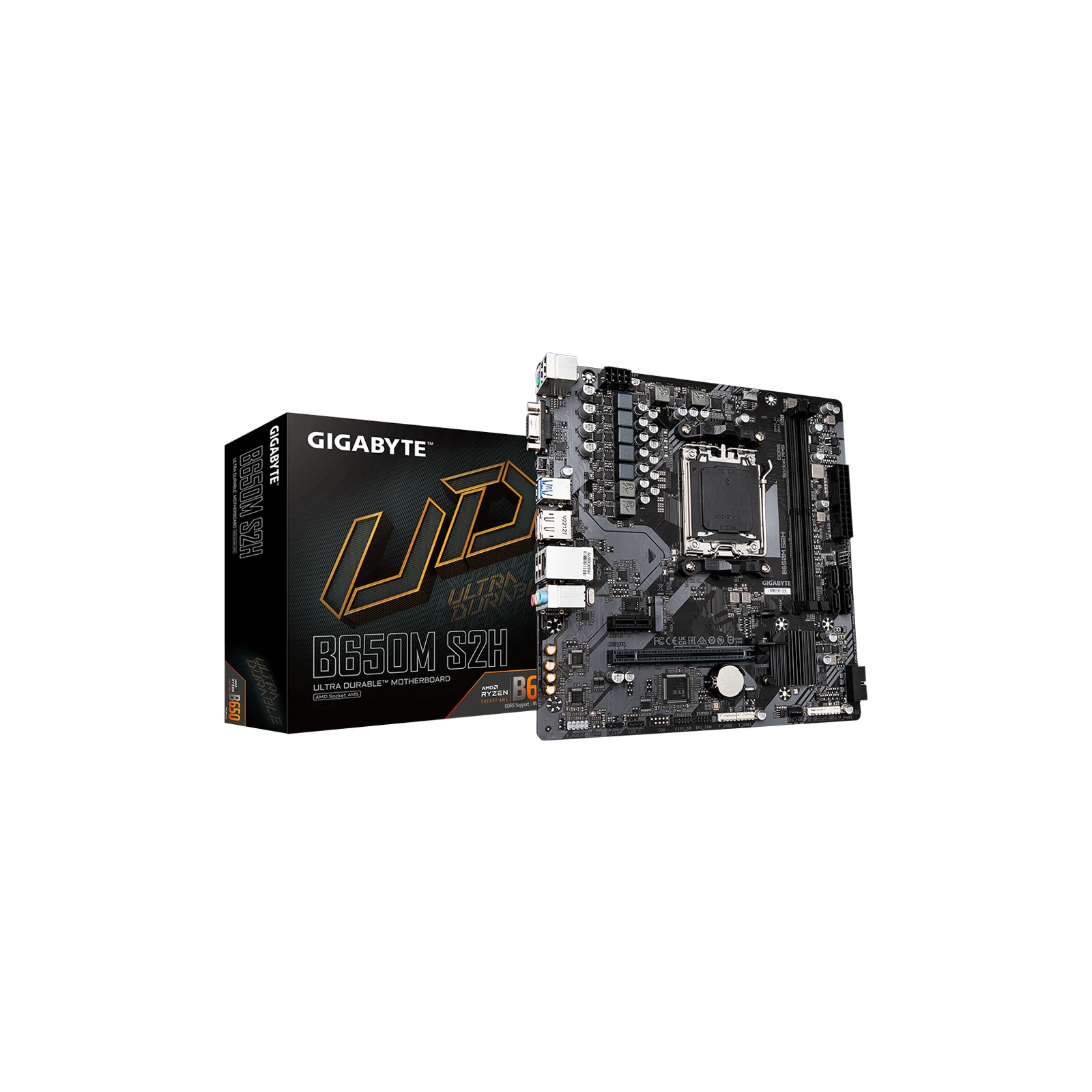 Материнська плата GIGABYTE B650M S2 (B650M S2H) (UA)