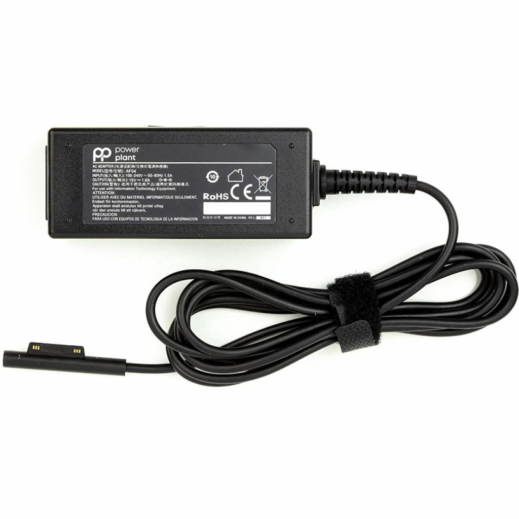Блок живлення до ноутбуку PowerPlant MICROSOFT 220V, 15V 24W 1.6A (MS4) (MI24CMS4) (UA)