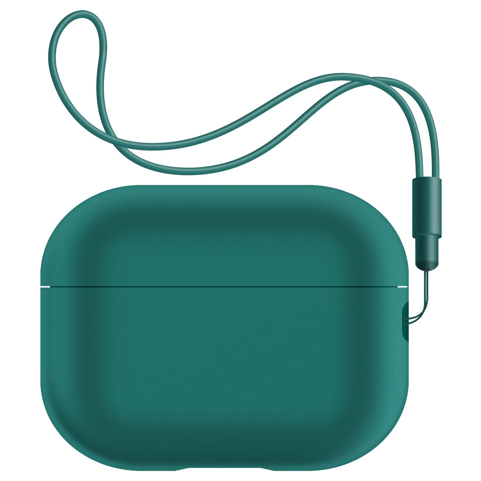 Чохол для навушників Armorstandart Silicone Case with straps для Apple Airpods Pro 2 Dark Green (ARM68612) (UA)