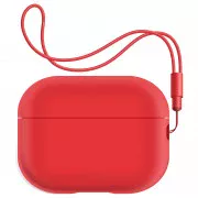 Чехол для наушников Armorstandart Silicone Case with straps для Apple Airpods Pro 2 Red (ARM68614) (UA)