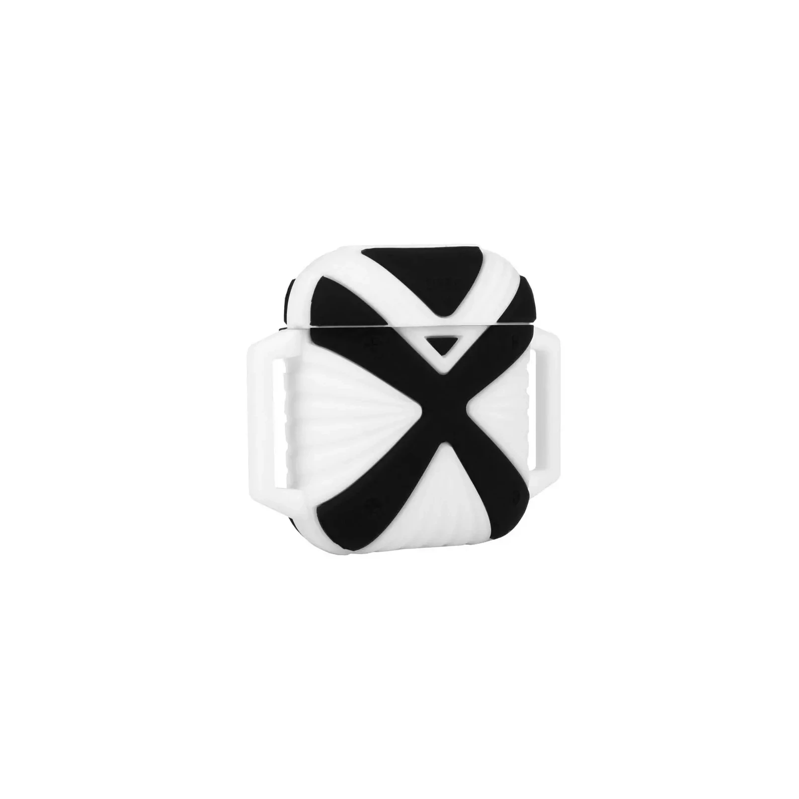 Чохол для навушників X-HuWei i-Smile для Apple AirPods IPH1443 Black+White (702333) (UA)