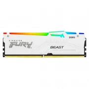 DDR5 16GB 5600 MHz Beast White RGB Kingston Fury (ex.HyperX) (KF556C36BWEA-16) (UA)