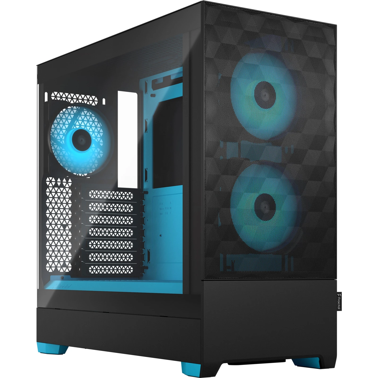 Корпус Fractal Design Pop Air RGB Cyan Core TG (FD-C-POR1A-02) (UA)