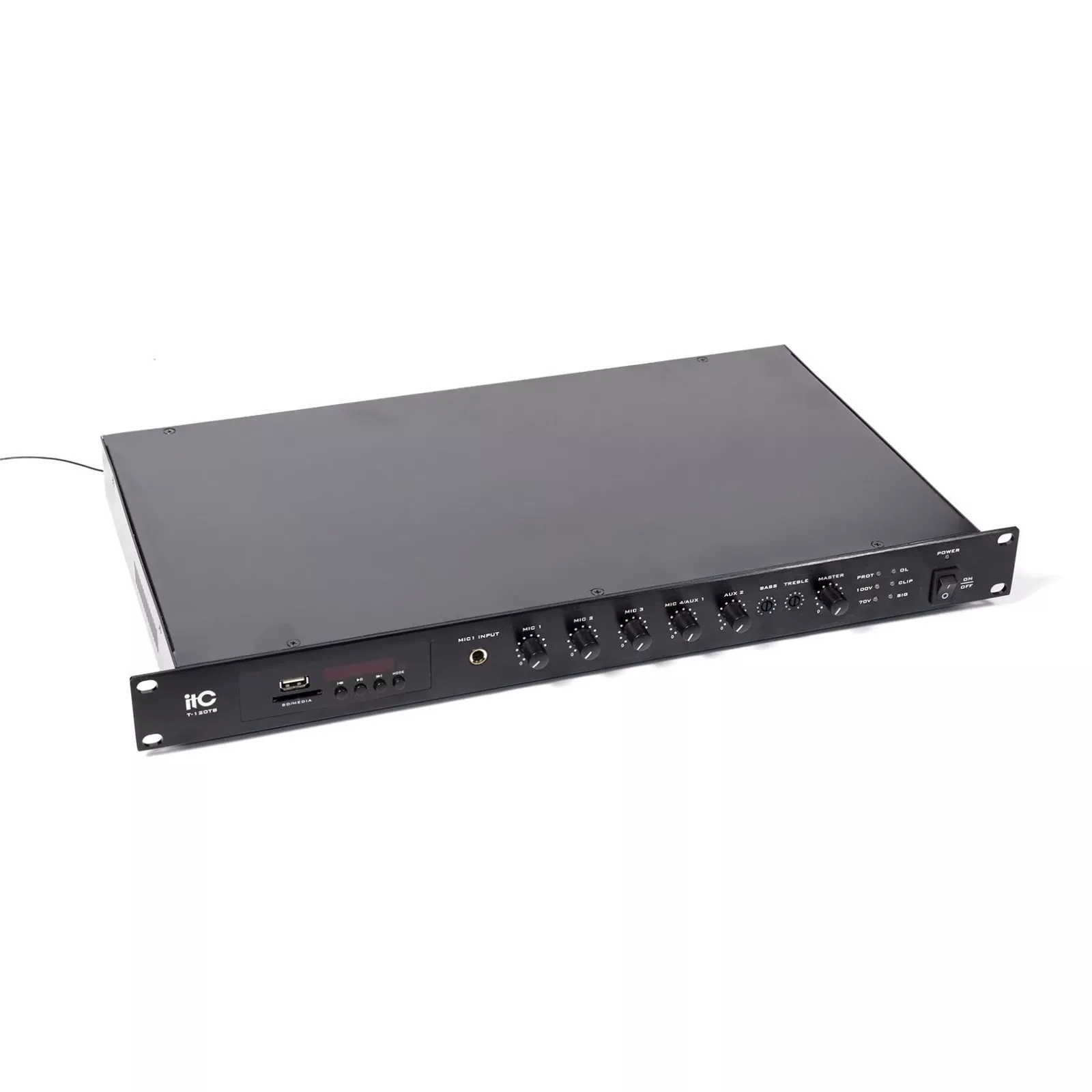 Підсилювач ITC 120 Вт із USB/SD/TUNER (T-120TB) (UA)