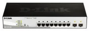 D-Link Комутатор DGS-1210-08P/E 8x1GE PoE, 2xSFP (UA)