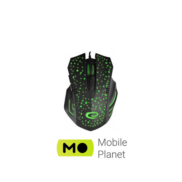 Миша Esperanza MX212 Galaxy USB Black-Green (EGM212) (UA)
