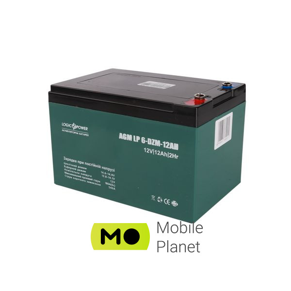 Аккумуляторная батарея LogicPower 12V 12Ah LP-6-DZM-12 (9172) (UA)