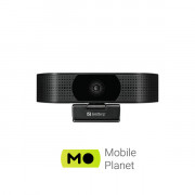Sandberg Webcam Pro Elite 4K UHD (IMX258) Autofocus USB-A/USB-C Black (134-28) (UA)