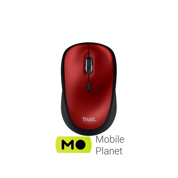 Миша Trust Yvi+ Silent Eco Wireless Red (24550) (UA)