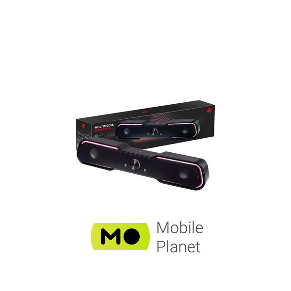Акустична система 2E PCS101 RGB 2.0 USB Black (2E-PCS101BK) (UA)