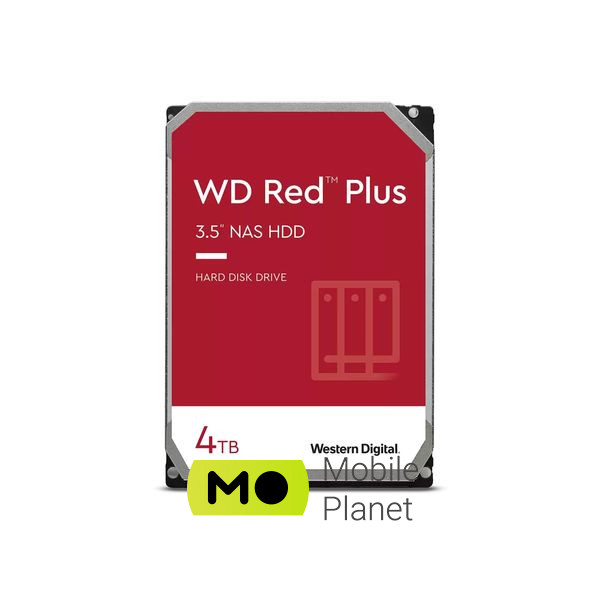 Жесткий диск Western Digital Red Plus 3.5 4TB (WD40EFPX) (UA)