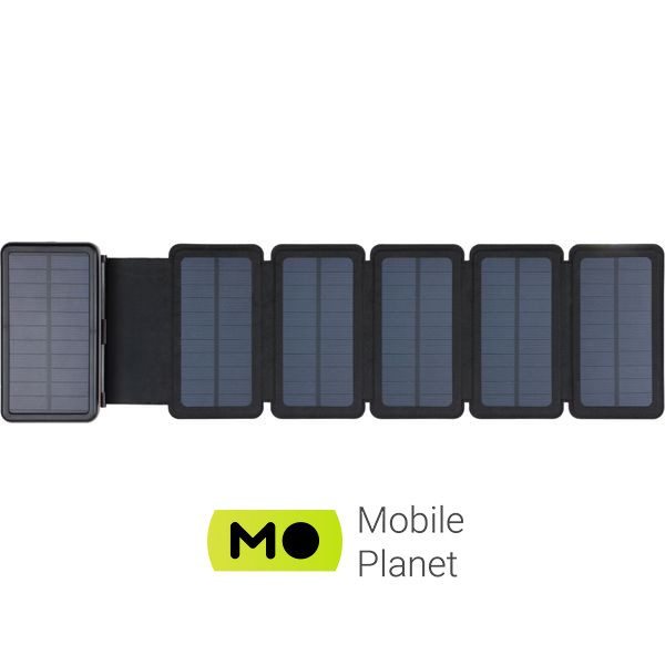 Мобільна батарея Sandberg 20000mAh, Solar 6-Panel/7.5W, USB-C output(20W), USB-A*2/(18W Max) (420-73) (UA)