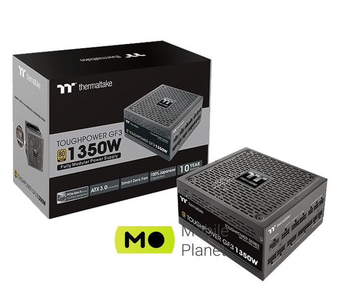Блок живлення Thermaltake Toughpower GF3 1350W PCIe 5.0 80 Plus Gold (PS-TPD-1350FNFAGE-4) EU