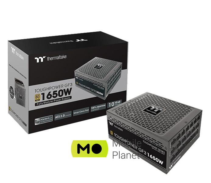Блок живлення Thermaltake Toughpower GF3 1650W PCIe 5.0 80 Plus Gold (PS-TPD-1650FNFAGE-4) EU
