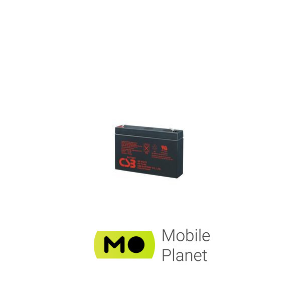 Аккумуляторная батарея CSB 6В 7.2 Ач (GP672) (UA)