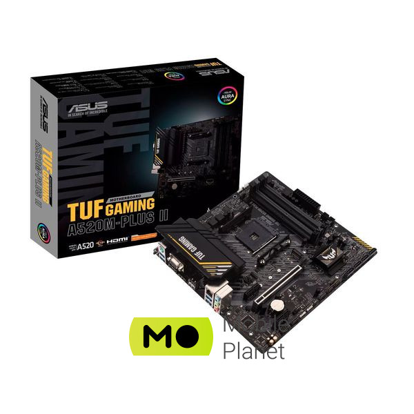 Материнська плата ASUS TUF GAMING A520M-PLUS II (90MB17G0-M0EAY0) (UA)