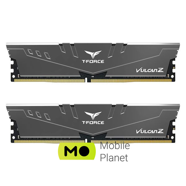 Оперативна пам'ять DDR4 16GB (2x8GB) 3600 MHz Vulcan Z Gray Team (TLZGD416G3600HC18JDC01) (UA)
